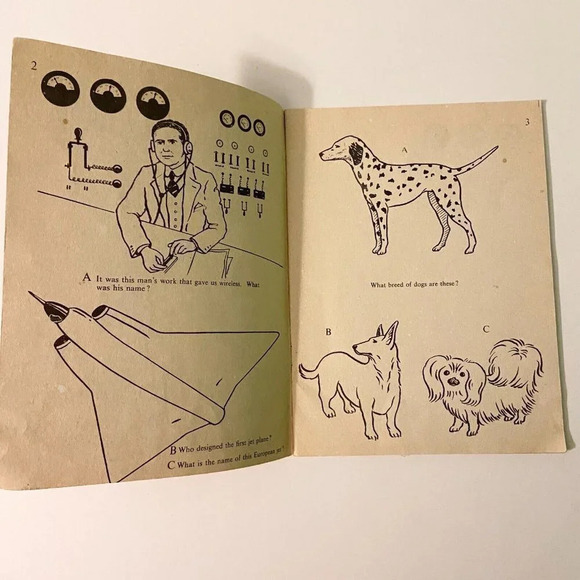 Vintage Pencil  and Paper 140 Questions and Pictures to Colour Activity Book - Picture 5 of 10